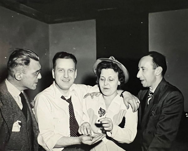 Bad Axe Theatre - Bad Axe Theatre Opening Party 1947 - Al Johnson (newer photo)